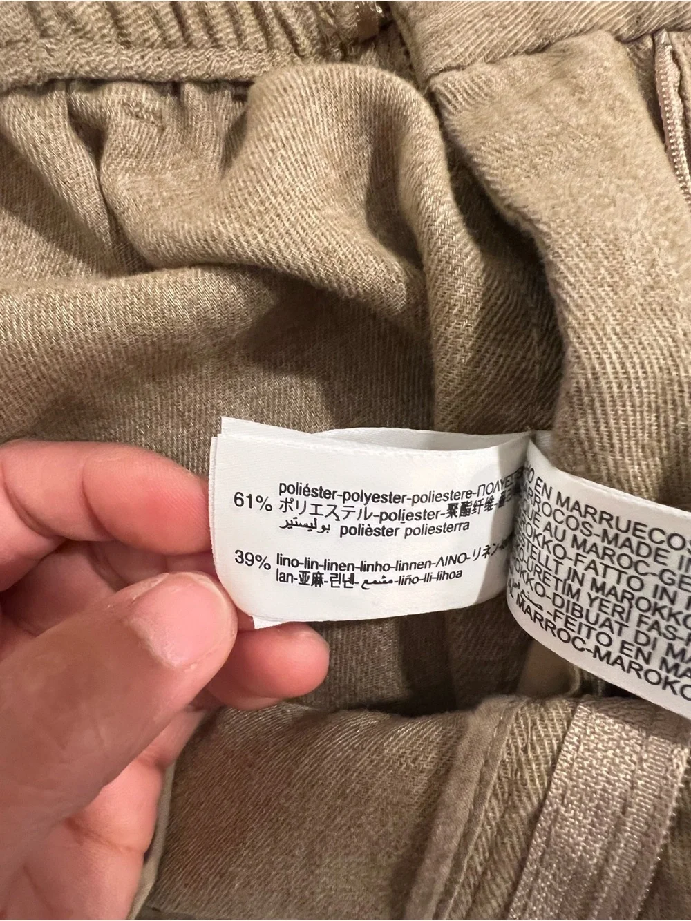 Zara cropped trousers